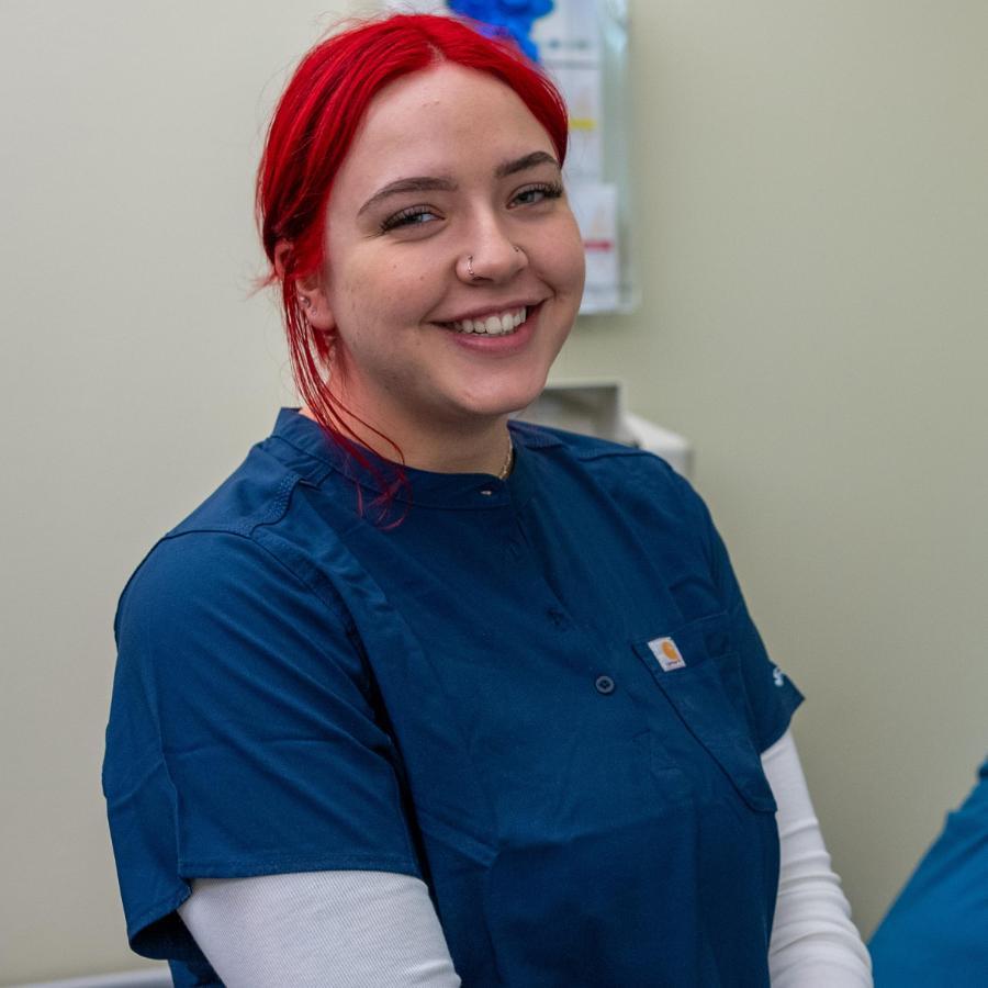 Medical Assistant Student smiling