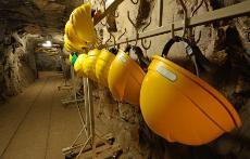 MSHA grant announce_underground mining helmets.